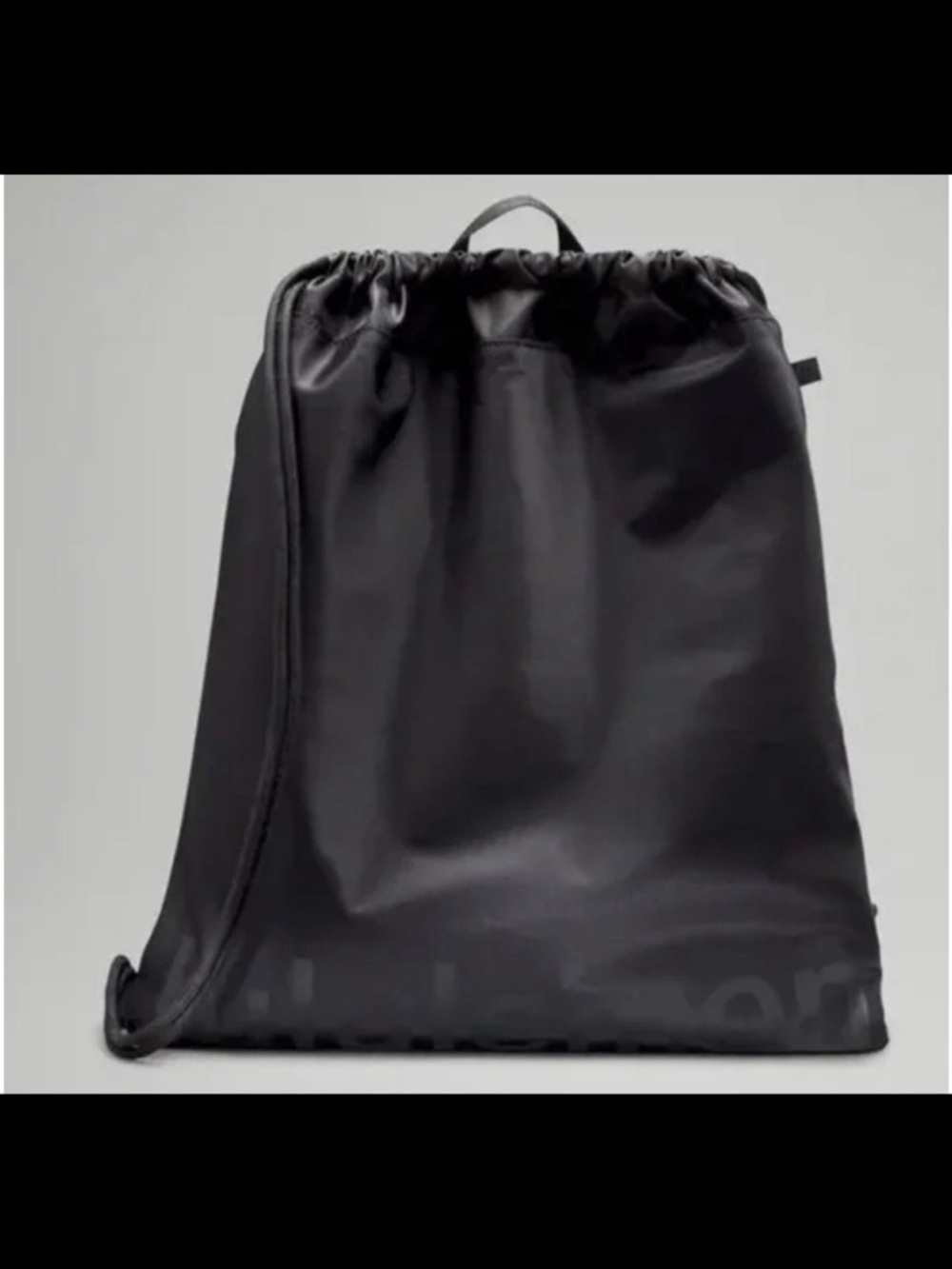 lululemon athletica Black Drawstring Backpack - Picture 2 of 5